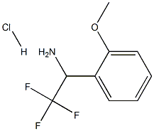 2,2,2-トリフルオロ-1-(2-メトキシフェニル)エチルアミン 化學構(gòu)造式