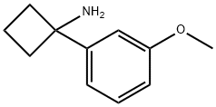 1-(3-Methoxyphenyl)cyclobutan-1-aMine hcl Struktur