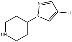 4-(4-iodo-pyrazol-1-yl)piperidine Struktur