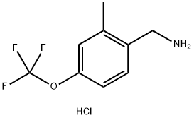 (2-Methyl-4-(trifluoroMethoxy)phenyl)MethanaMine hydrochloride Struktur