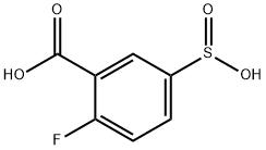 Benzoic acid, 2-fluoro-5-sulfino- Struktur