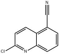 2-chloroquinoline-5-carbonitrile Struktur