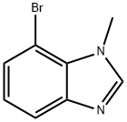 7-BroMo-1-Methylbenzodiazole Struktur