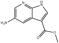 Methyl 5-aMino-7-azaindole-3-carboxylate Struktur