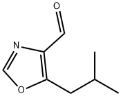 4-Oxazolecarboxaldehyde,5-(2-Methylpropyl)- Struktur