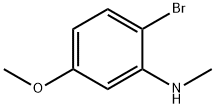 2-BroMo-5-Methoxy-N-Methylaniline Struktur