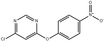 4-chloro-6-(4-nitrophenoxy)pyriMidine Struktur