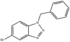 1-benzyl-5-broMo-1H-benzo[d][1,2,3]triazole Struktur