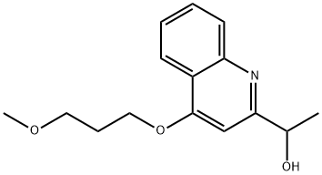 1-(4-(3-Methoxypropoxy)quinolin-2-yl)ethanol Struktur