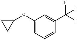 1-Cyclopropoxy-3-trifluoroMethyl-benzene Struktur