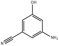 3-AMino-5-hydroxybenzonitrile Struktur