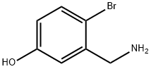 3-(aminomethyl)-4-bromophenol Struktur