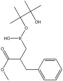 2-Benzyl-3-methoxy-3-oxopropylboronic acid Pinacol Ester Struktur