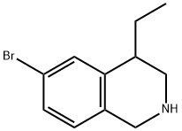 6-BROMO-4-ETHYL-1,2,3,4-TETRAHYDROISOQUINOLINE HYDROCHLORIDE Struktur