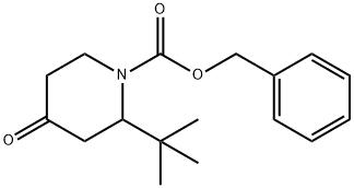 benzyl 2-tert-butyl-4-oxopiperidine
-1-carboxylate Struktur