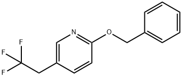 2-(benzyloxy)-5-(2,2,2-trifluoroethyl)pyridine Struktur