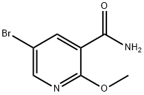 5-bromo-2-methoxynicotinamide Struktur