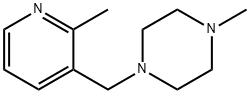 1-methyl-4-((2-methylpyridin-3-yl)methyl)piperazine Struktur