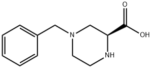 (S)-4-benzylpiperazine-2-carboxylic acid Struktur