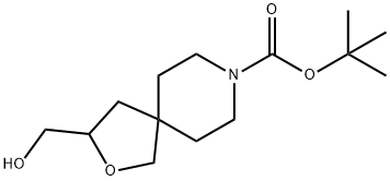 N-Boc-3-(hydroxyMethyl)-2-Oxa-8-azaspiro[4.5]decane Struktur