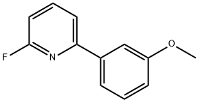 2-fluoro-6-(3-methoxyphenyl)pyridine Struktur