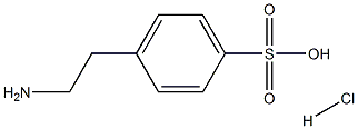 4-(2-AMinoethyl)benzenesulfonic acid hydrochloride Struktur