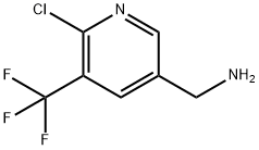 (6-chloro-5-(trifluoroMethyl)pyridin-3-yl)MethanaMine Struktur