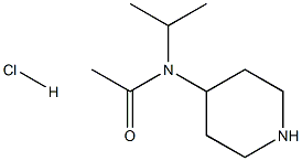 N-isopropyl-N-(piperidin-4-yl)acetaMide hydrochloride Struktur