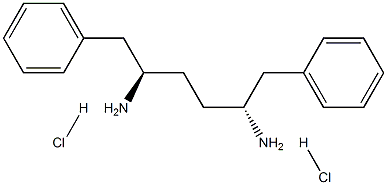 (2R,5R)-1,6-二苯基-2,5-己二胺鹽酸鹽 結(jié)構(gòu)式