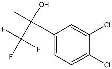 2-(3,4-dichlorophenyl)-1,1,1-trifluoropropan-2-ol Struktur