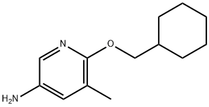 6-(cyclohexylMethoxy)-5-Methylpyridin-3-aMine Struktur