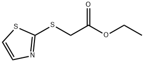 (Thiazol-2-ylsulfanyl)-acetic acid ethyl ester Struktur