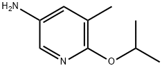 6-isopropoxy-5-Methylpyridin-3-aMine Struktur