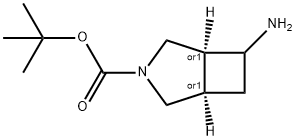 3-Boc-6-aMino-3-azabicyclo[3.2.0]heptane Struktur