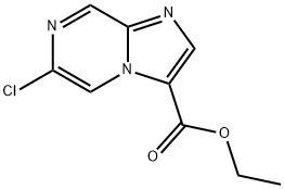 ethyl 6-chloroiMidazo[1,2-a]pyrazine-3-carboxylate Struktur