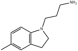 3-(5-Methylindolin-1-yl)propan-1-aMine Struktur