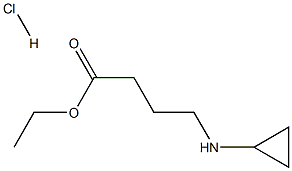 ethyl 4-(cyclopropylaMino)butanoate HCl Struktur