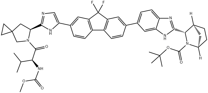 ledipasvir interMediate Struktur