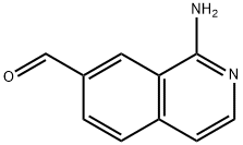 1-AMino-7-isoquinolinecarboxaldehyde Struktur