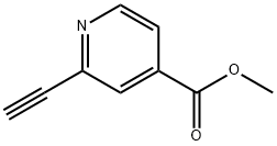 Methyl 2-ethynylisonicotinate Struktur