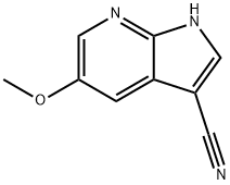 3-Cyano-5-Methoxy-7-azaindole Struktur