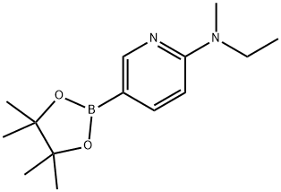 N-ethyl-N-Methyl-5-(4,4,5,5-tetraMethyl-1,3,2-dioxaborolan-2-yl)pyridin-2-aMine Struktur