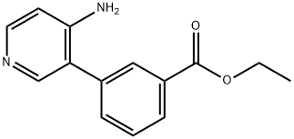 ethyl 3-(4-aMinopyridin-3-yl)benzoate Struktur