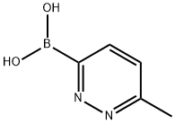 B-(6-Methyl-3-pyridazinyl)boronic Acid Struktur