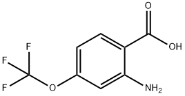 2-aMino-4-(trifluoroMethoxy)benzoic acid Struktur