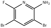 3,5-dibromo-6-fluoropyridin-2-amine Struktur