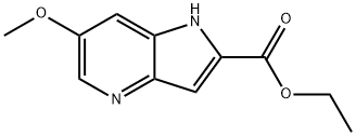 6-Methoxy-4-azaindole-2-carboxylic acid ethyl ester Struktur