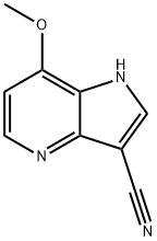 3-Cyano-7-Methoxy-4-azaindole Struktur