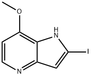 2-Iodo-7-Methoxy-4-azaindole Struktur