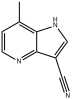 3-Cyano-7-Methyl-4-azaindole Struktur